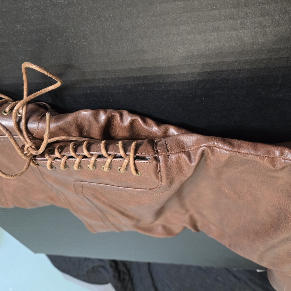 Ladies Brown Leather Boots